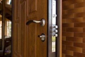 Security door open