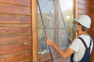 Installing fly screen doors