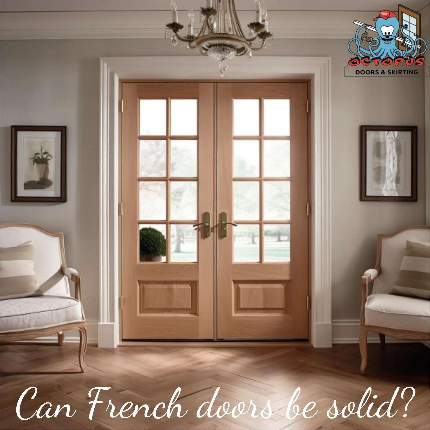 Solid French Doors