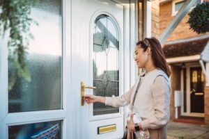 Singe french doors