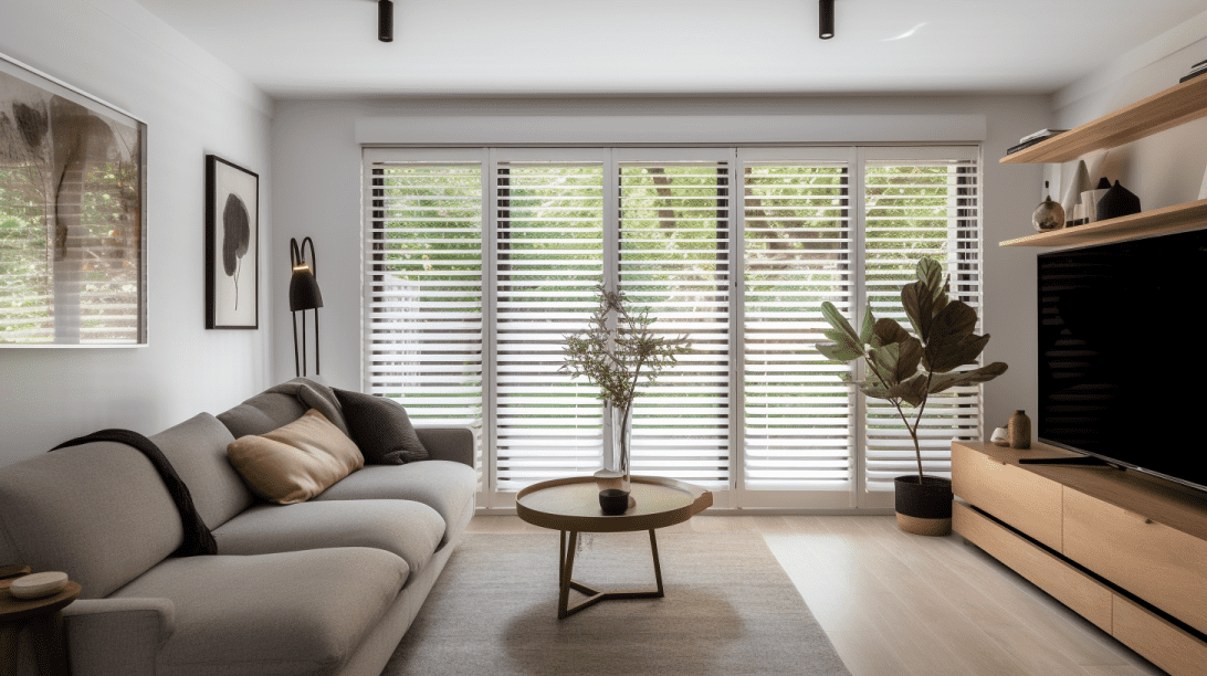 French door blinds