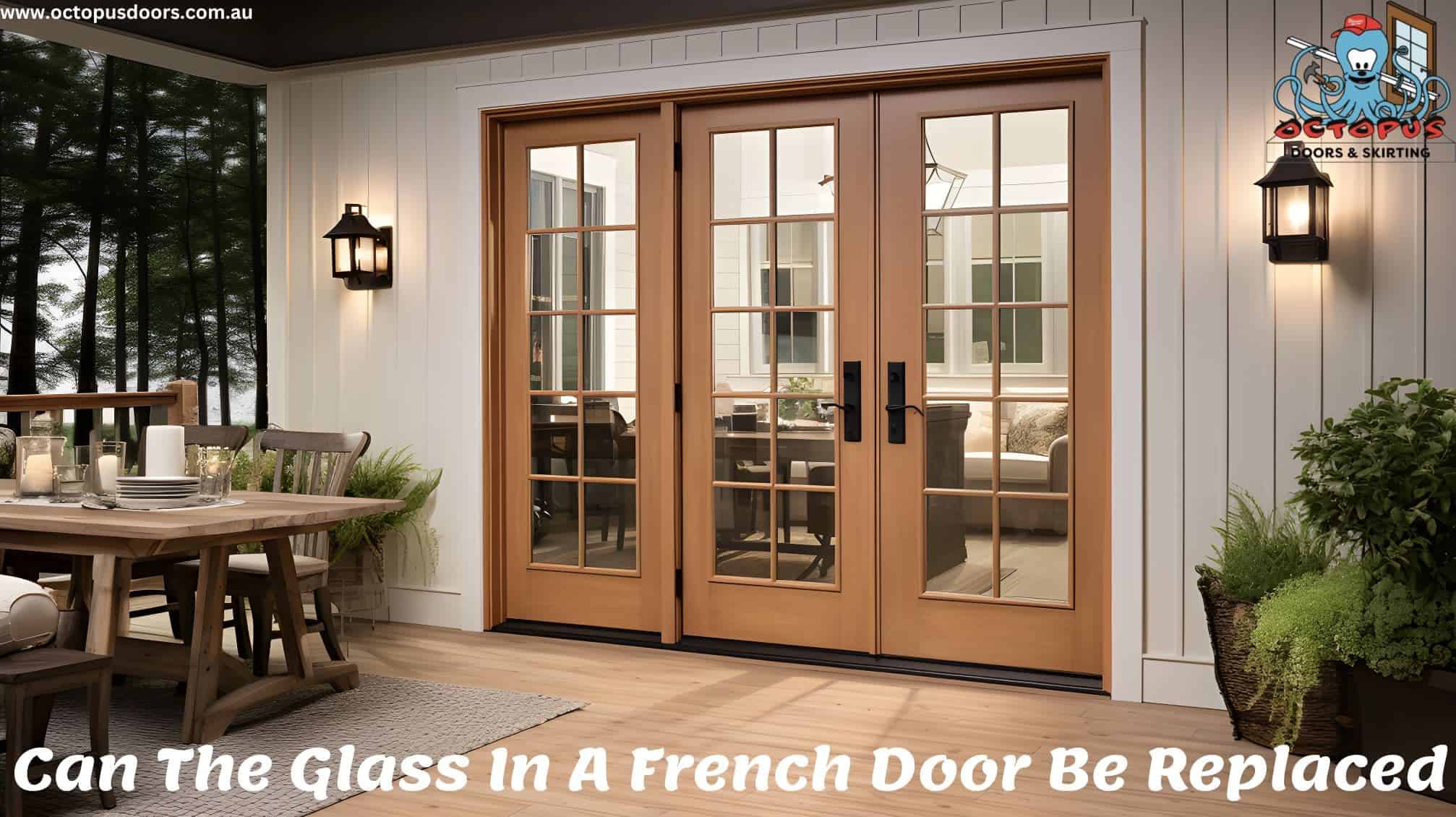 Can The Glass In A French Door Be Replaced