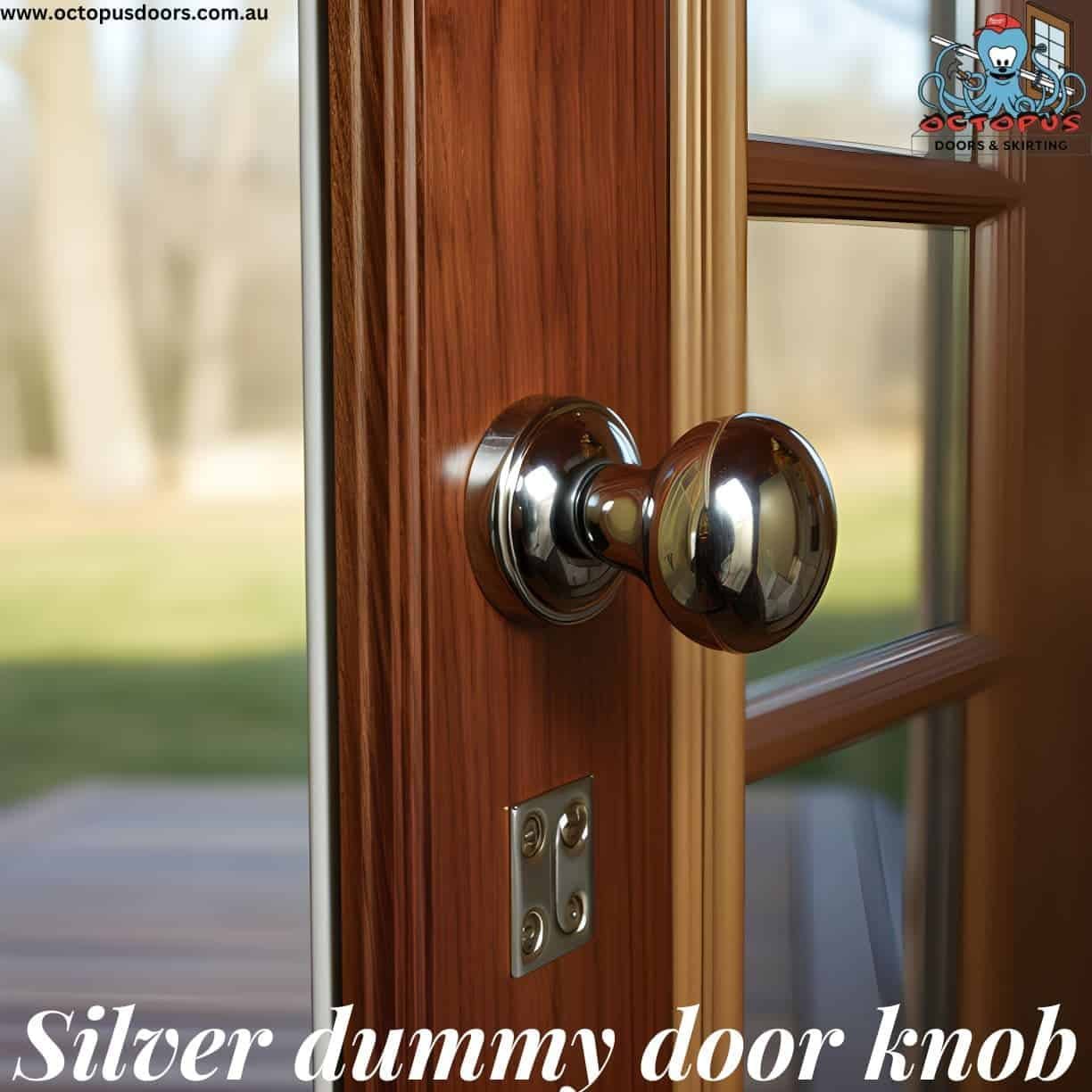 Silver dummy door knob (1) Silver dummy door knob (1)