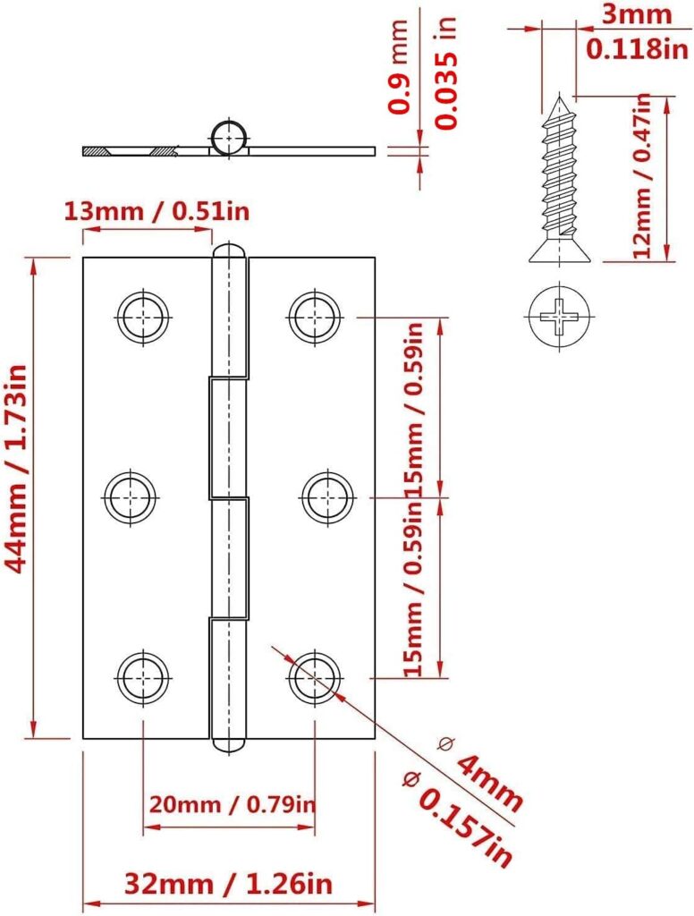 Liberty.20Pcs Stainless Steel Folding Hinge 2 inch Door and Window Hinge is assigned 120 Screws Liberty.20Pcs Stainless Steel Folding Hinge 2 inch Door and Window Hinge is assigned 120 Screws