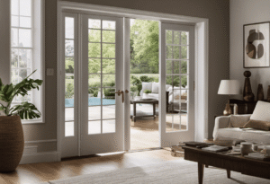 An image showcasing a variety of French door sizes, both standard and custom, to visually guide readers through the comprehensive blog post on French Door Sizes: A Complete Guide to Standard and Custom Dimensions
