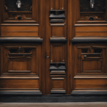 An image showcasing a close-up view of a door, capturing the varying sizes and purposes of gaps underneath