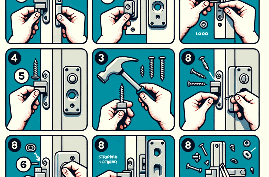 Fixing Stripped Screws on Door Latches