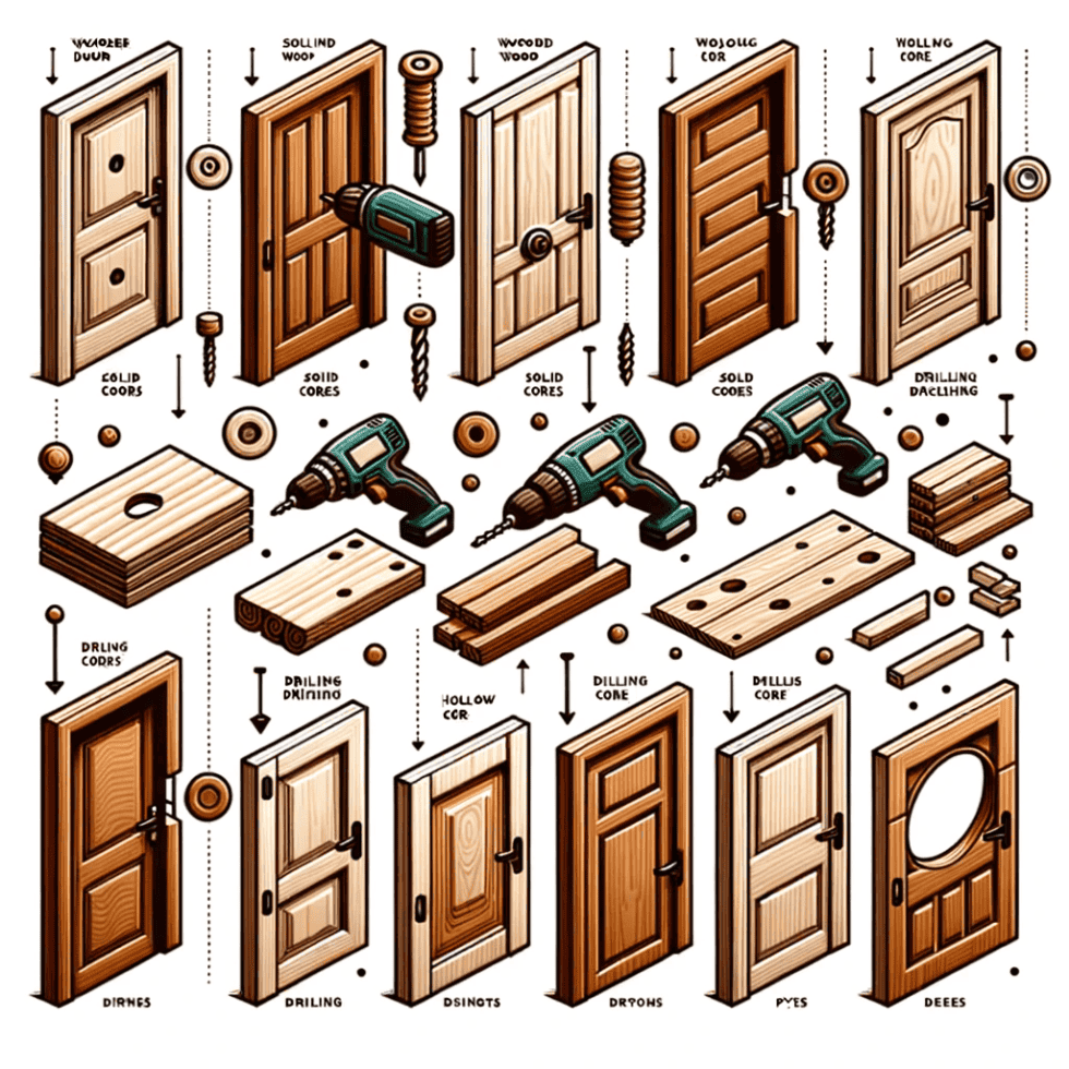  Can You Drill Into A Wooden Door The Complete Guide Octopus Doors 