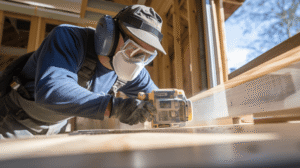 trimming a solid wood door