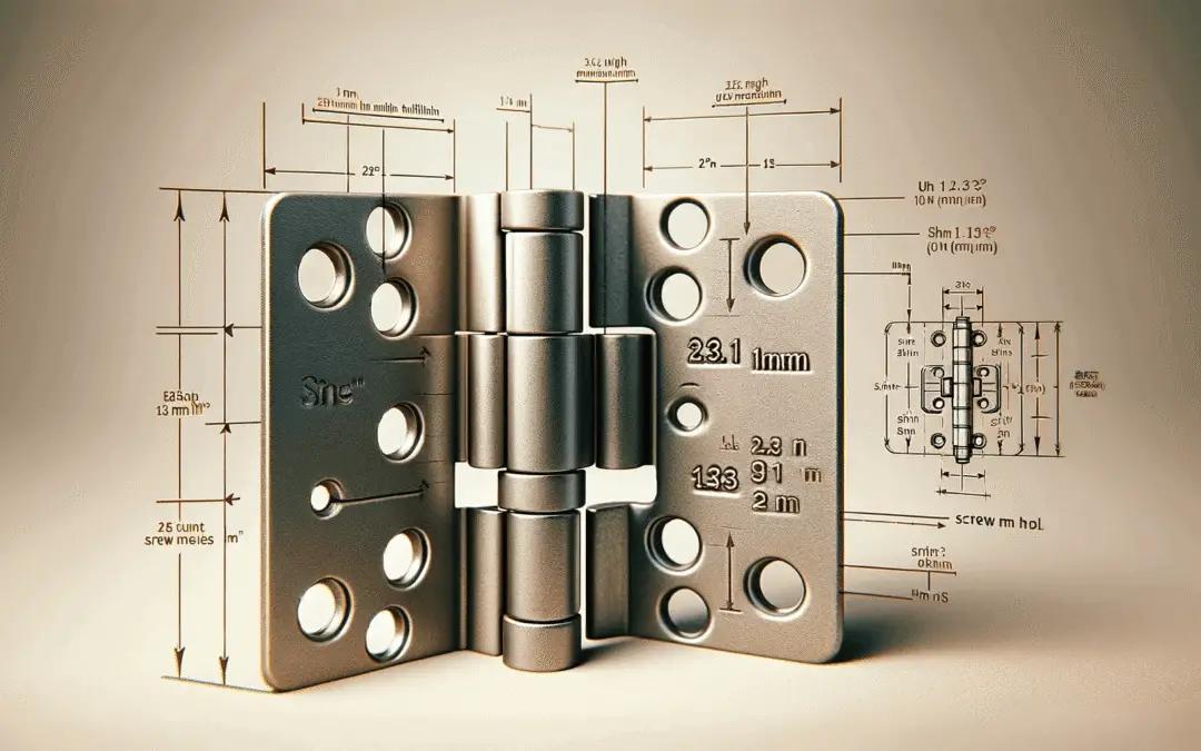 Size Matters: Unveiling the Standard Dimensions of Hinges in Millimeters