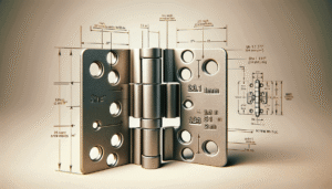 What is the Standard Size of Hinge in mm