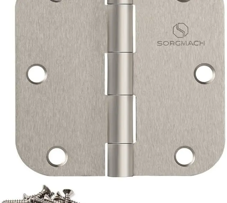 SORGMACH Door Hinges Satin Nickel 3.5 Inch Interior Hinges Review