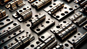 different types of door hinges including standard hinges, pivot hinges, and concealed hinges
