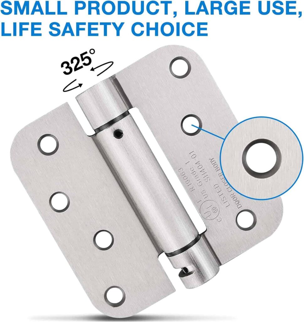Black Door Hinges 4 Inch 3 Pack Automatic Door Closer Residential 4Self Closing Door Hinges Matte Black Auto Door Closer Door Hinge Spring Loaded Hinges for Doors Gate Interior/Exterior Door Hinges Black Door Hinges 4 Inch 3 Pack Automatic Door Closer Residential 4Self Closing Door Hinges Matte Black Auto Door Closer Door Hinge Spring Loaded Hinges for Doors Gate Interior/Exterior Door Hinges