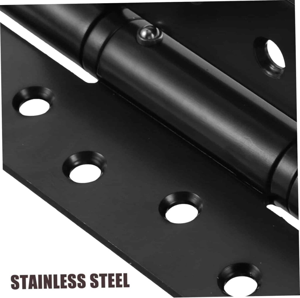 Homoyoyo 1pc Spring Hinges Door Hinges Automatic Hinges Self Closing Hinges Plate Earth Tones