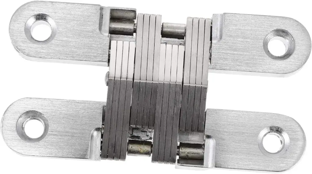 SOESFOUFU Invisible Closing Hinge Gate Hinges Black Cabinet Hinges Adjustable Door Hinge Self Closing Door Hinges Door Hinges Black Matte Auto Close Hinge Spring Folding Door Stainless Steel