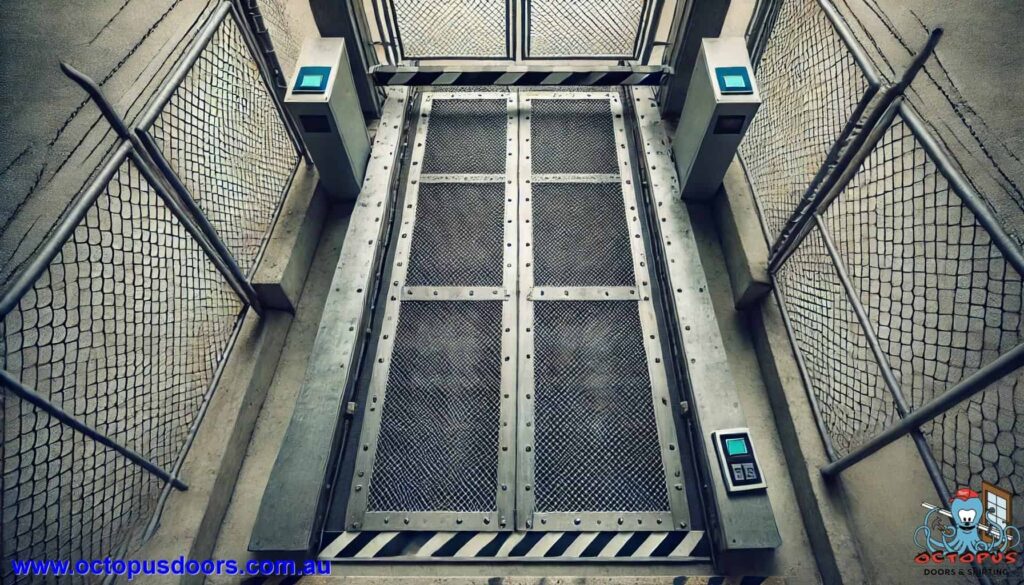 Security Gate Close-Up