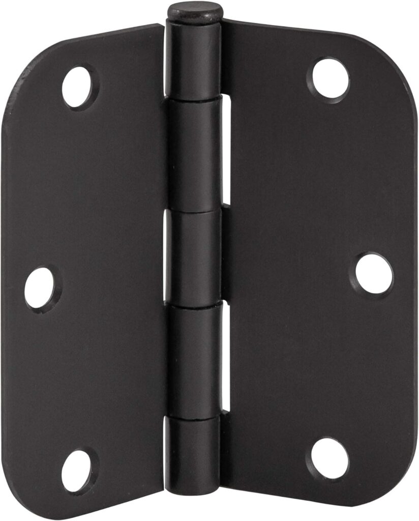 Design House 181420 3.5 x 3.5 5/8 Radius Door Hinge, 10-Pack, Satin Nickel, 10 Pack Design House 181420 3.5 x 3.5 5/8 Radius Door Hinge, 10-Pack, Satin Nickel, 10 Pack