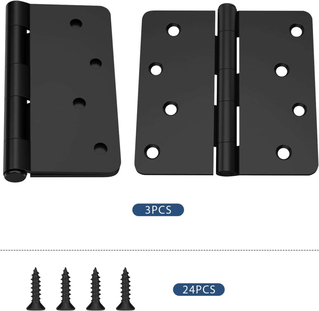 goldenwarm 3 Pack Interior and Exterior Door Hinges Oil Rubbed Bronze Door Hinges 4 inch x 4 inch Door Hinges with Square Corners goldenwarm 3 Pack Interior and Exterior Door Hinges Oil Rubbed Bronze Door Hinges 4 inch x 4 inch Door Hinges with Square Corners