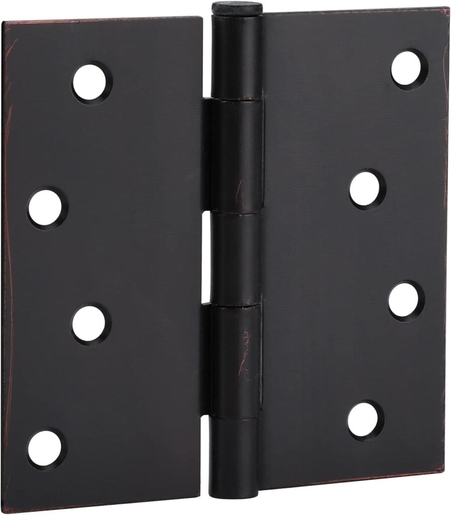 goldenwarm 3 Pack Interior and Exterior Door Hinges Oil Rubbed Bronze Door Hinges 4 inch x 4 inch Door Hinges with Square Corners goldenwarm 3 Pack Interior and Exterior Door Hinges Oil Rubbed Bronze Door Hinges 4 inch x 4 inch Door Hinges with Square Corners