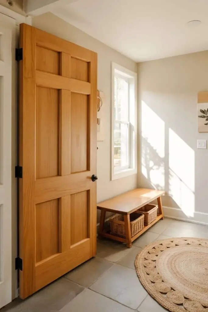 Honey-Toned Oak door