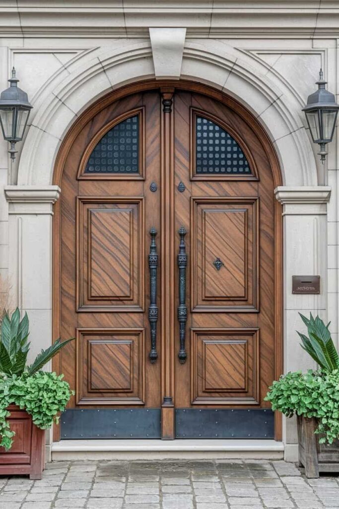 a-photo-of-a-bespoke-wooden-entrance