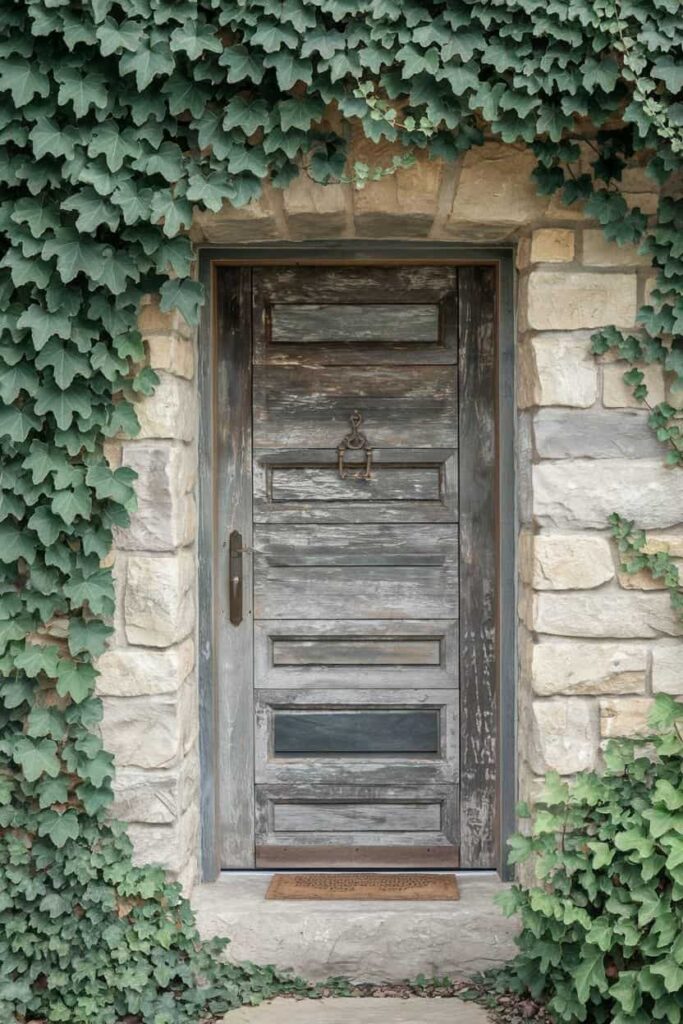 a-photo-of-a-rustic-entrance-door