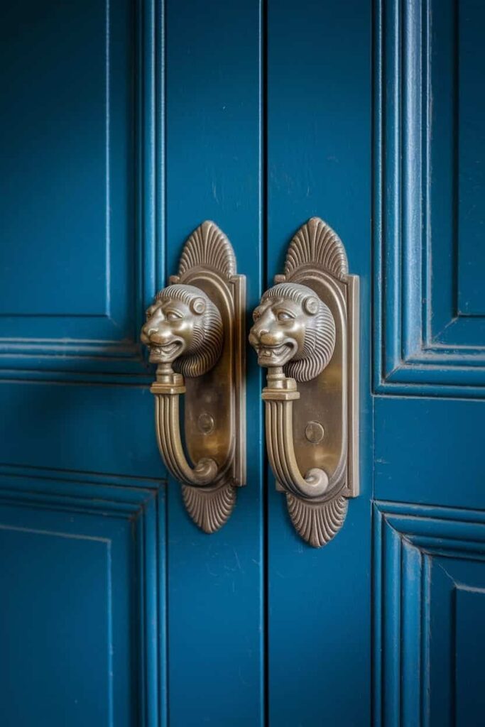 set-of-vintage-brass-lion-head