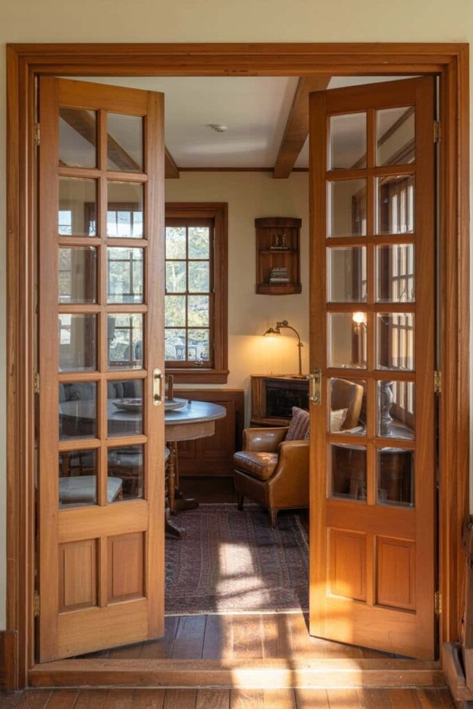 17 Interior French Door Ideas That Instantly Open Up Small Rooms ...