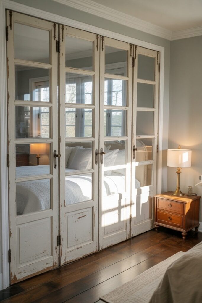 French Door Headboard Statement