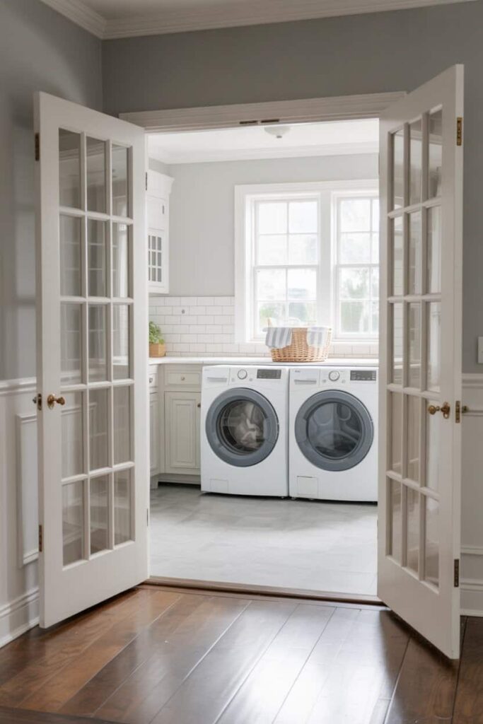 Laundry Room French Doors