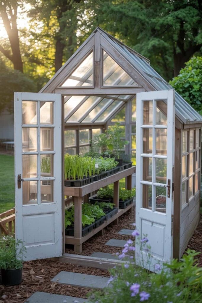 Mini Greenhouse Garden Addition