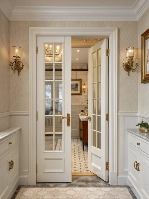 15 Bathroom French Doors That Give Powder Rooms Personality – Octopus ...