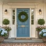 blue front door ideas