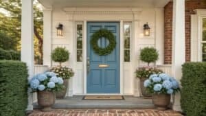 blue front door ideas