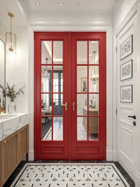 15 Bathroom French Doors That Give Powder Rooms Personality – Octopus ...