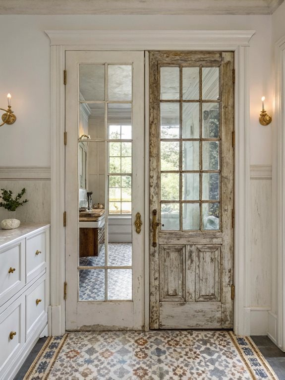 charming vintage french door
