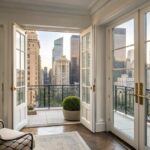 city view balcony doors