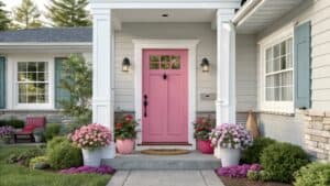 playful pink door designs