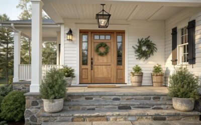 17 Farmhouse Front Door Ideas for Rustic Curb Appeal