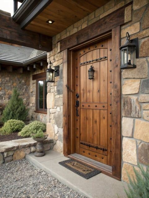 17 Farmhouse Front Door Ideas for Rustic Curb Appeal – Octopus Doors ...