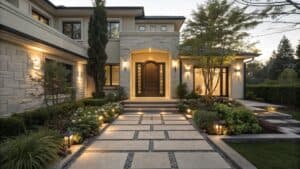 stylish entrance walkway inspiration