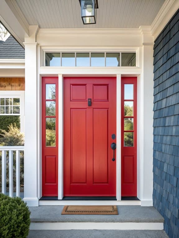 bold colorful front doors