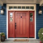 door colors for blue homes
