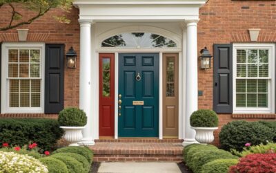 14 Best Front Door Colors for a Brown House