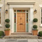 taupe house door colors