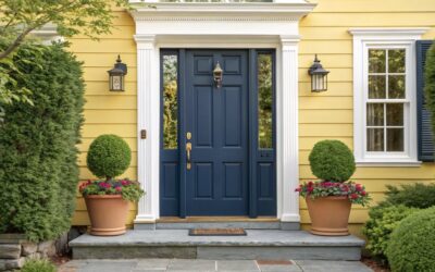 16 Best Front Door Colors for a Yellow House