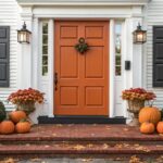autumn front door decor