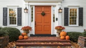 autumn front door decor