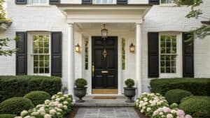 black door design ideas